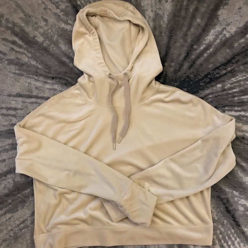 Aerie OFFLINE After Party Velour Hoodie - Picture 8 of 8